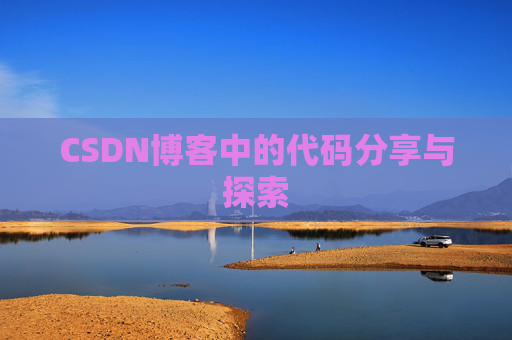CSDN博客中的代码分享与探索